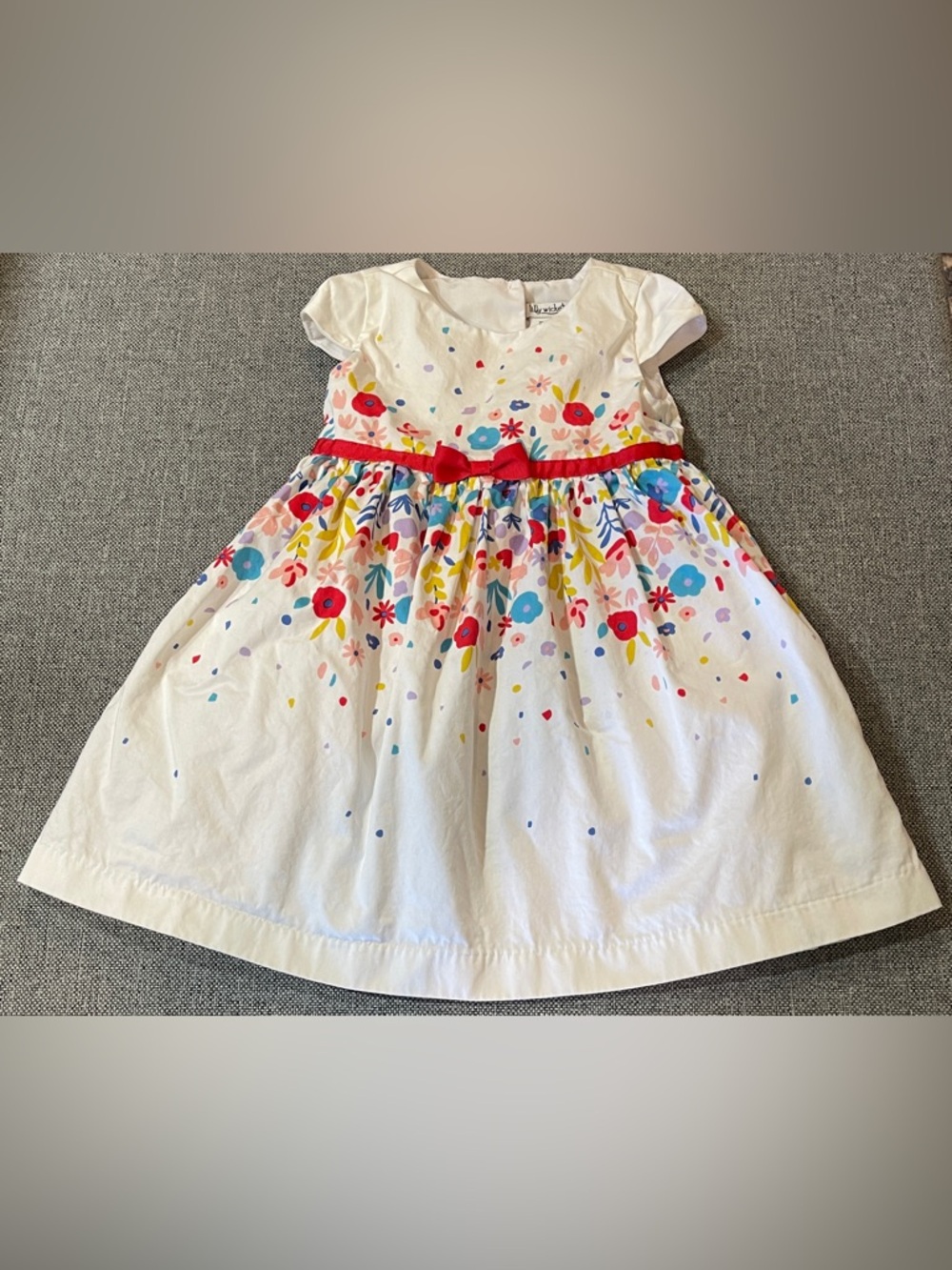 Lilly Wicket girls floral dress party dress size 4T great condtion!
